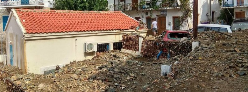 State of emergency in Samothraki after 273 mm (10.7 in) of rain within 3 hours