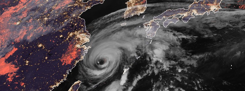 Typhoon “Talim” closing in on Kyushu, after dumping record-breaking rain on Okinawa