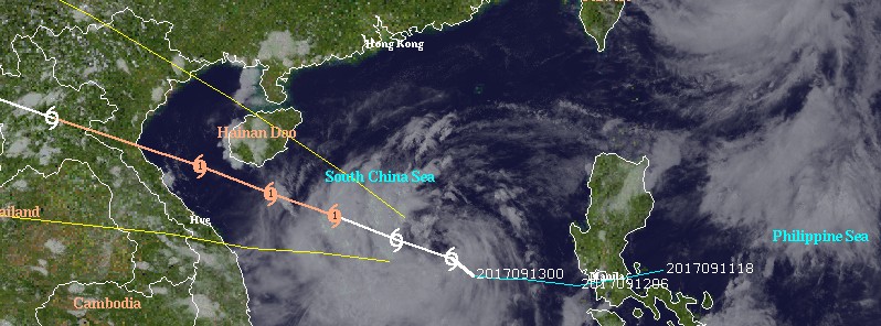 Tropical Storm “Doksuri” intensifying, landfall expected in northern Vietnam