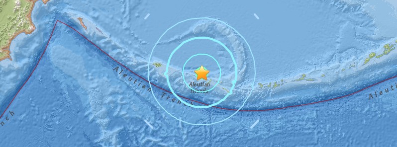 Strong M6.6 earthquake hits Rat Islands at intermediate depth, Alaska