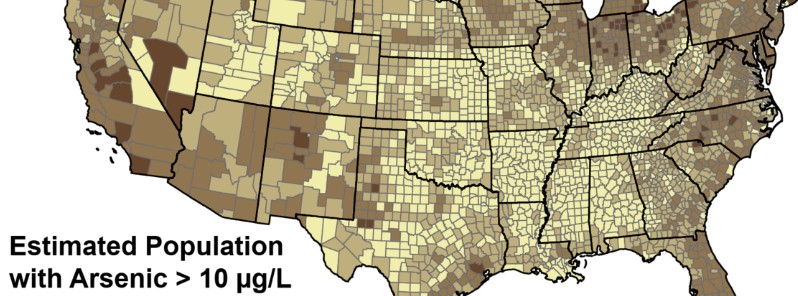 Study estimates about 2.1 million people in United States use wells high in arsenic
