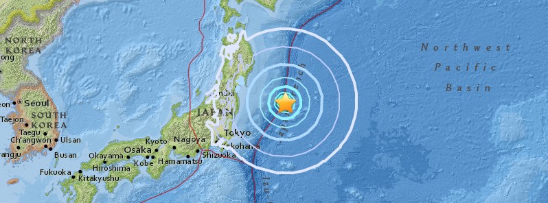 Strong and shallow M6.0 earthquake hits off the east coast of Honshu, Japan