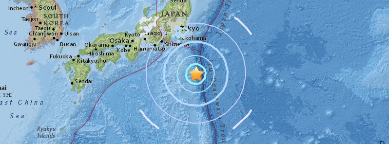 Strong and shallow M6.1 earthquake hits Izu Islands region, Japan