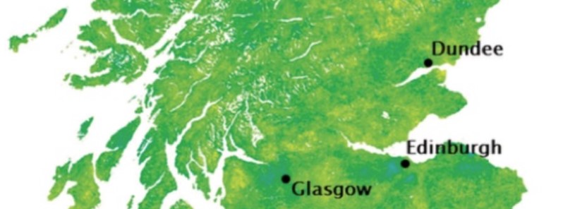 First ground motion map of Scotland, an important asset for risk assessment and mitigation