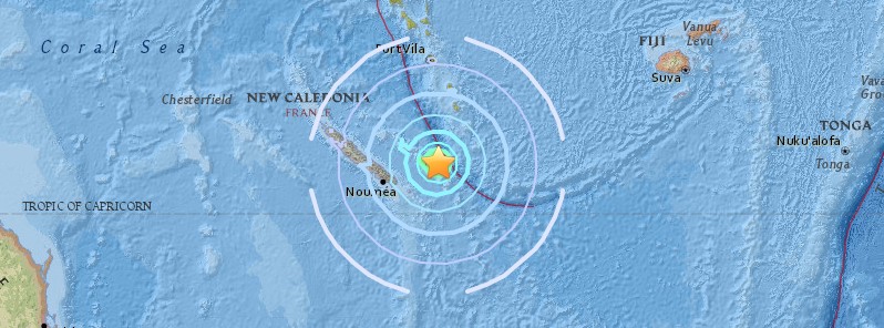 Strong and shallow M6.4 earthquake hits Loyalty Islands, New Caledonia