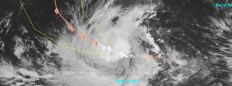 7 dead, over 270 missing as Tropical Storm “Ockhi” forms just south of India