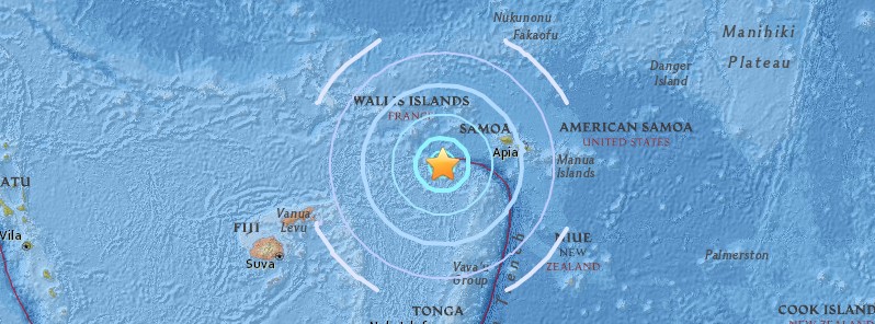 Strong and shallow M6.0 earthquake hits near Wallis and Futuna, Pacific Ocean