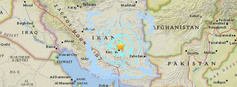 Strong and shallow M6.1 earthquake hits Iran, second M6+ of the day