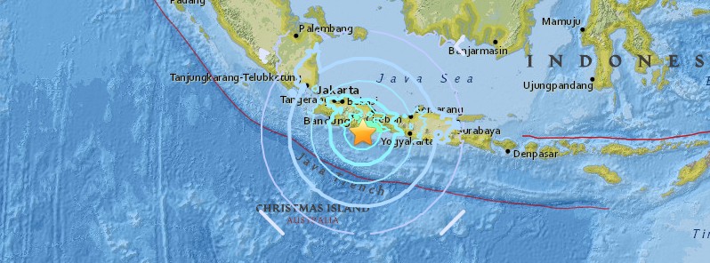 Very M6.9 earthquake hits Java, Indonesia – 4 dead, 36 injured, 3 290 homes damaged