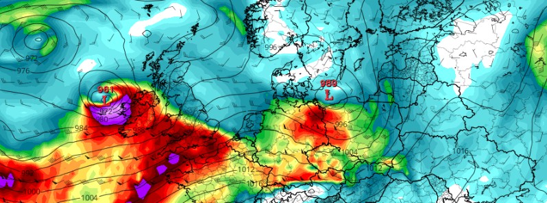 Series of Atlantic storms to hit Ireland and UK, Storm Dylan first