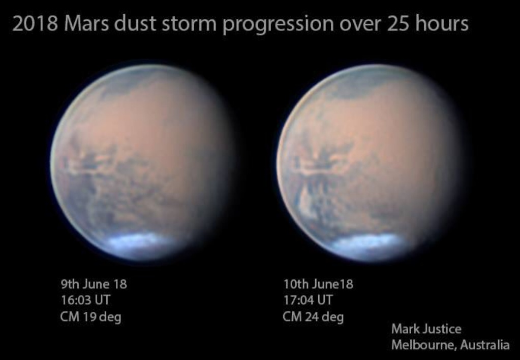 2018 Mars dust storm June 2018