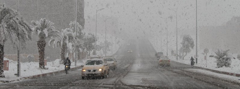 First snow in 50 years hits southern Morocco, exceptional snowfall paralyzes the country