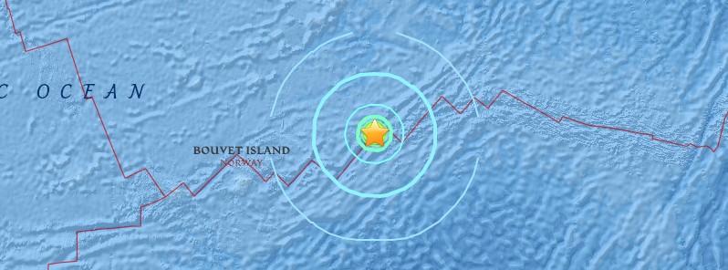 Strong and shallow M6.6 earthquake hits Bouvet Island region, South Atlantic