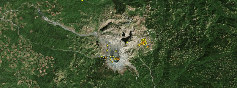 Series of earthquakes under Mount St. Helens, Washington