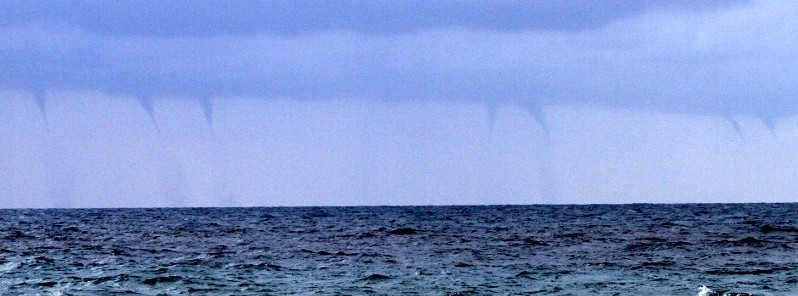 32 waterspouts reported off Corfu, Greece
