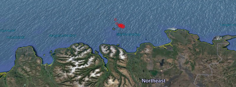 Intense earthquake swarm at Tjörnes Fracture Zone, Iceland