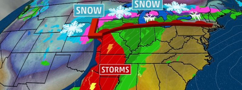 Massive storm system sweeps through US, at least 3 deaths reported