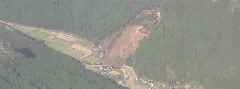 Deadly landslide hits Nakatsu City, Oita Prefecture, Japan