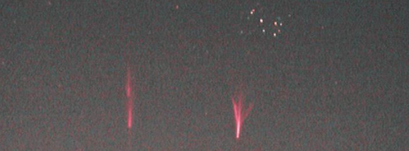 Early season red sprites appear over Czech Republic