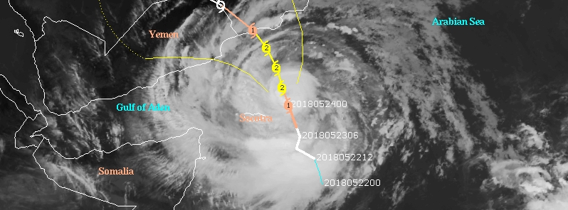 8 missing as unusual TC Mekunu hits Socotra, Yemen, landfall expected close to Salalah, Oman