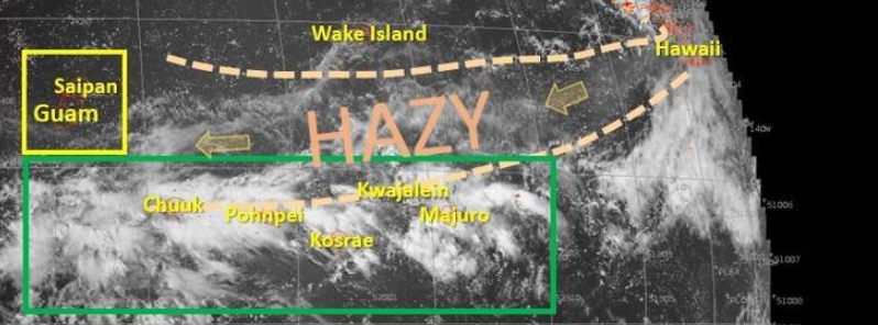 Health alerts issued as hazardous ‘vog’ from Kilauea spreads through Micronesia