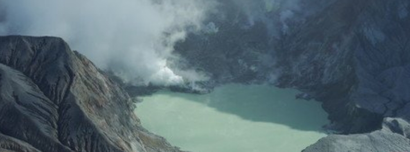 Crater lake at White Island (Whakaari) is in the process of reforming, New Zealand