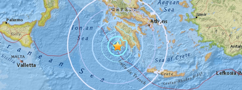 ‘Long-duration’ M5.5 earthquake shakes Peloponnese, Greece