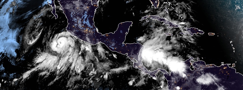 Hurricane “Bud’ affecting southwestern Mexico, heading toward Baja California Sur