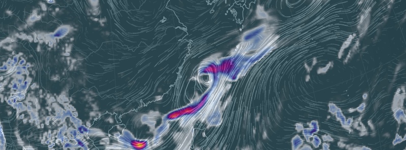 Tropical Cyclone “Gaemi” hits Taiwan, heading toward Japan