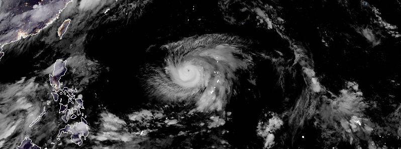 Super Typhoon “Maria” heading toward Okinawa and Shanghai