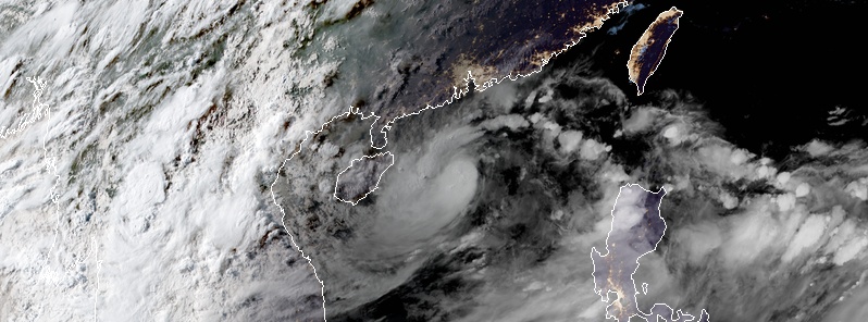 Tropical Storm “Son-tinh” forms in South China Sea, heading toward Hainan, China and Vietnam