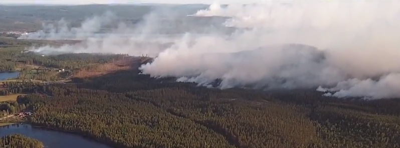 Historic wildfire outbreak hits Sweden amid record-breaking heat