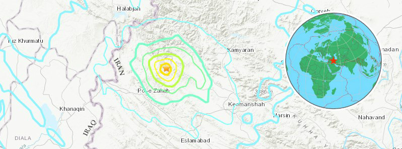 Shallow M6.0 earthquake hits Kermanshah, killing at least 3 people and injuring over 300, Iran