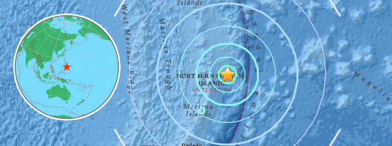M6.4 earthquake hits Anatahan region, Northern Mariana Islands