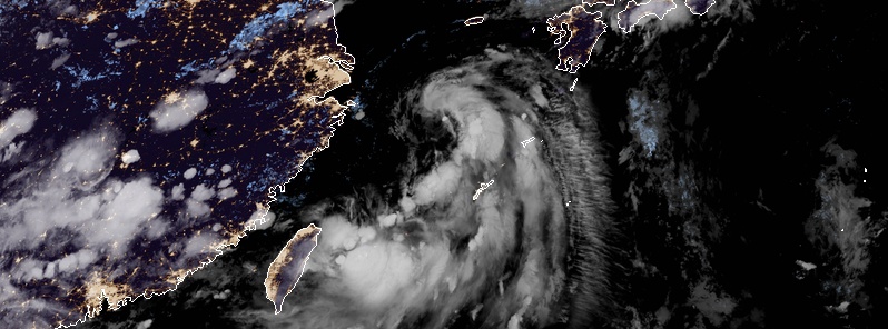 Tropical Storm “Rumbia” forms, about to make landfall near Shanghai, China