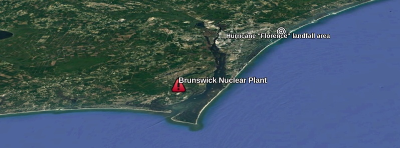 “Unusual event” declared at Brunswick Nuclear Plant, North Carolina