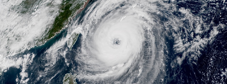 Typhoon “Trami” turning toward Okinawa and mainland Japan, heavy rain and strong winds expected