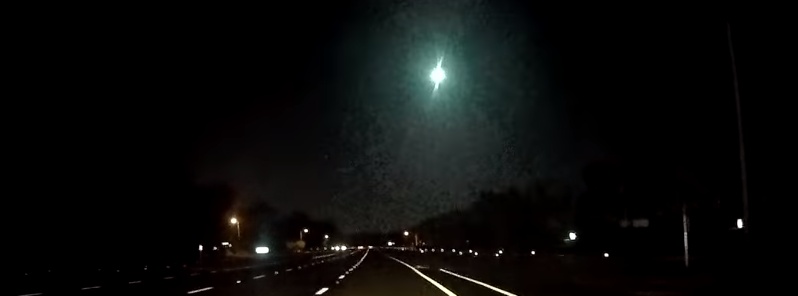 Light green fireball recorded over Florida