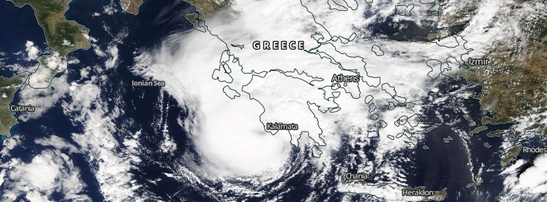 Medicane “Cindy” (Zorbas) hits Greece and Turkey, leaving at least 3 people missing