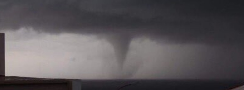 Unseasonal snowstorms hit France and Spain, tornado leaves Menorca in dark