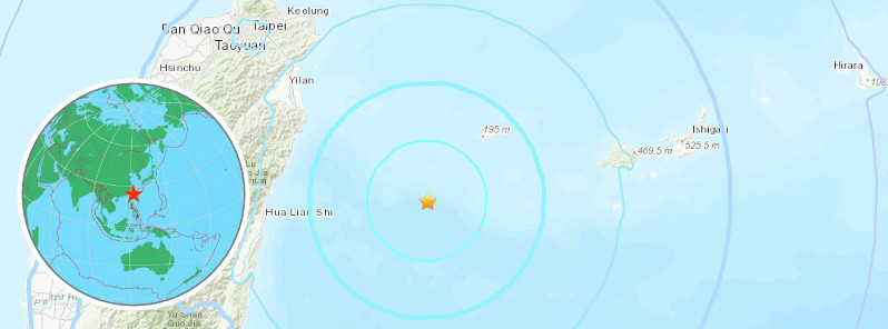 Strong M6.0 earthquake hits off the coast of Hualien, Taiwan