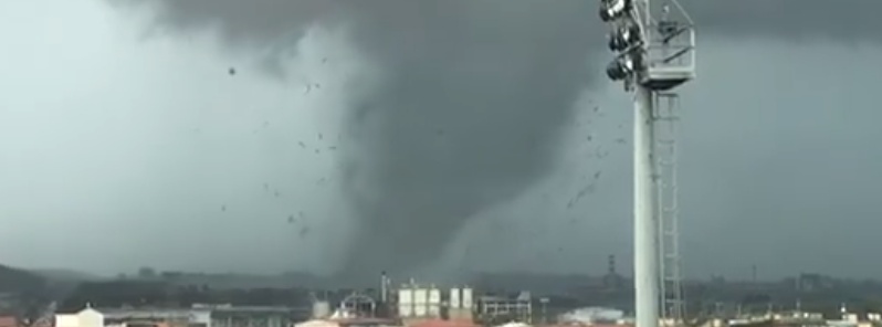 Violent tornado sweeps through Rocca di Neto, Crotone, Italy