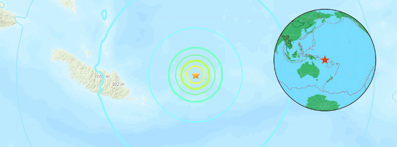 Strong and shallow M6.2 earthquake hits Solomon Islands