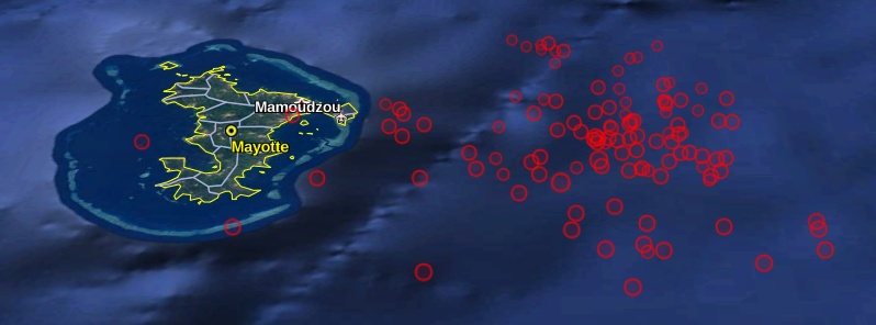Seismic waves near Mayotte characteristic of volcanic phenomena