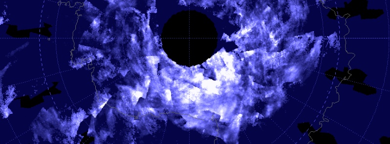 Noctilucent clouds blanket Antarctica