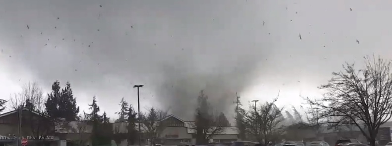 Extremely rare, very damaging tornado rips through Port Orchard, Seattle, Washington
