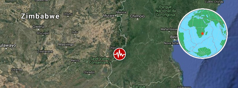 Very shallow M5.5 earthquake hits Zimbabwe – Mozambique border region, damage reported