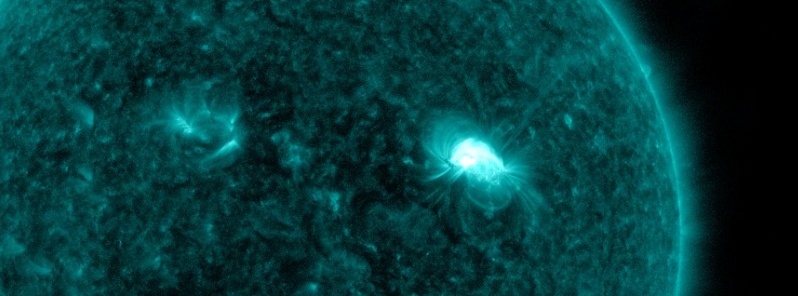 C5.0 solar flare erupts from AR2733, the strongest since February 18, 2018