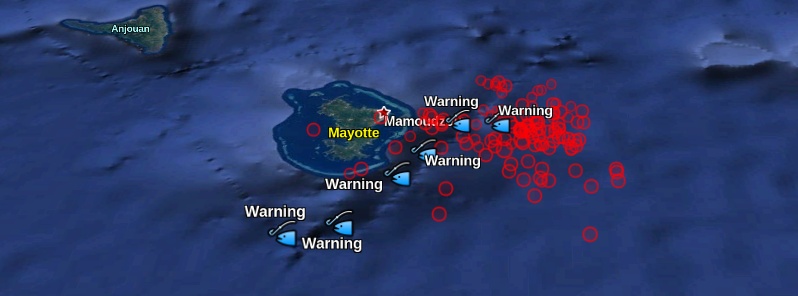 Large number of dead fish, sulfur smell reported, Mayotte seismo-volcanic crisis intensifies