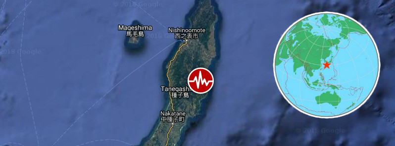 Strong M6.4 earthquake hits Tanegashima, Kyushu, Japan